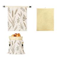 43x33 Beeswax Bread Bags Cotton Beeswax Coated Bags New Bread Storage Bag  for Baking G