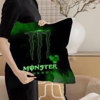 M-Monsteres-Mada-E-Energijos Personalizuota Pagalvės Dulkių Dangtelis Miegamojo Vaikų Šventės Dekoracija Pagalvės Užvalkalas Gimtadienio Vaikų Dovana Peach skin 18*18(CM)-1Pcs beige