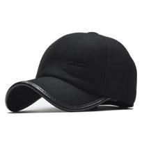 [NORTHWOOD]Šilta žieminė beisbolo kepuraitė vyriška kepurė su ausimis uždengta tėtis 56-60cm juoda