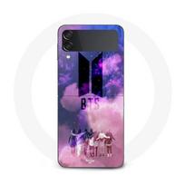 Coque Samsung Galaxy Z Flip4 bts groupe musique de kpop logo