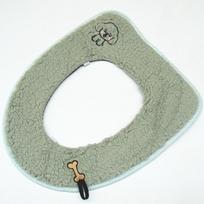 Sustorintas Velcro užtrauktukas tualeto sėdynės uždangalas ir pagalvėlė 43x37