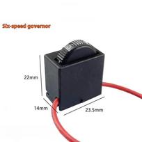 AC220V 6 greičio reguliavimo jungiklis elektriniam šlifuokliui Dr2-6/1Fe 12A 250V elektriniam kampiniam šlifuokliui Maitinimo įrankis 31*17*29.5mm