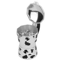 Aluminium Moka Pot Milk Cow Color Coffee Maker Coffee Brewing Aluminium Coffee Pot  Coffee Shop 150ml