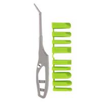 Silicone Caulking Tool with Replaceable Pads Compact Design Portable Multifunctional Caulk Touch-Up Removal Tool 1pc