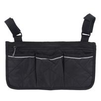 Wheelchair Bag Waterproof Pouch with Secure Reflective Strip Large Capacity Walker Storage Multifunctional juoda