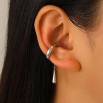 Women's Versatile No-Pierce Water Drop Ear Cuffs: Simple, Elegant, High-End Design