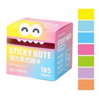 Cute Monster Sticky Pads Vibrant Gradient Design Easy Post Memo Pads for School Office Home Dormitory