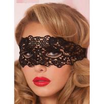 Fashion Lingerie Black Sexy Babydoll Hollow Lace Erotic Costumes Eye Face Mask 30*10CM Women Cosplay Party Masks Halloween