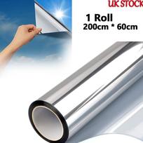 Šilumos izoliacijos veidrodinė plėvelė 60cm X 200cm Plėvelė Stiklas