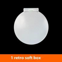 1 vnt. Minkštas ir ryškus šviesos efekto magnetinis kupolo difuzorius Adsorbcinis apvalus blykstės galvutė V1/S-R2 Ak-R11 kupolo difuzoriui