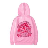 Yousheng Auutmn Winter Children Hoodie Hooded Long Sleeves Printed Loose Thick Plush Elastic Cuff Big Kangaroo Pocket Unisex Daily Wear School Top 130cm