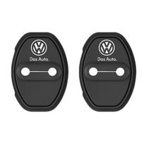 VW Automobilio Silikoninės Durų Užrakto Dangteliai Apsauginiai Lipdukai Aksesuarai Volkswagen GTI Golf Polo VW R CC Passat B6 Tiguan Jett