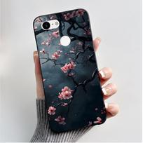 For Google Pixel 3 XL Case Black Bumper Soft TPU Silicone Cover for Pixel 3 XL Phone Cases Pixel3 3XL Butterfly Flower Capa Google Pixel 3 XL