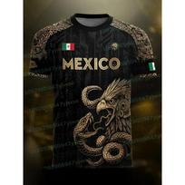 Mexico Special Youth Football Jersey Mens Women Casual Sport Breathable Top for Competition Training Tees Summer Men's Clothing XS
