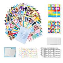 Inspirational Vision Board Set: 540-Piece Cards, Letters & Stickers for DIY Collage