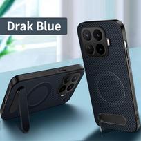 Skirta Xiaomi 17T 17T Pro dėklas Imituotas anglies pluoštas Magnetinis stovas Atsparus pirštų atspaudams Atsparus smūgiams dangtelis Skirta Xiaomi 17 T/Pro Funda Xiaomi 17T