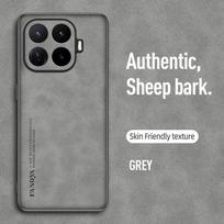 For Xiaomi 17T/17T Pro Case Luxurious Lambskin Matte Texture Anti-scratch Shockproof Cover For Xiaomi 17 T/17 T Pro Funda Xiaomi 17T pilka