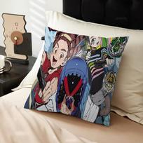 Anime B-Beyblade X Vintage Retro Pillow Anime Pillow Sofa Bed Head Pillow Cover Cushion Cover 45X45 Cm Fashion Peach skin 18*18(CM)-1Pcs