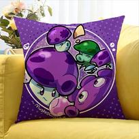 P-Plants Vs. Zombies World Various Sizes Square Pillow Case For Car Home Bedchamber Decor Peach skin 18*18(CM)-1Pcs