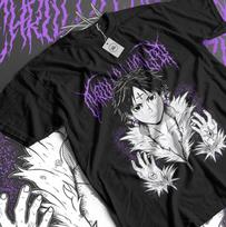 Anime Hunter X Hunter Chrollo Lucilfer Black TShirt S
