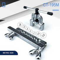 Allsome Copper Tube Expander 45 Degree Flaring Tool Kit of Copper Tube Expander Used for Reaming Copper Tubes and Other Pipes
