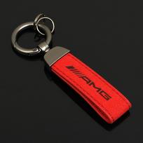 Automobilio lipdukas Naujo automobilio raktų pakabukas Odinis raktų pakabukas Kūrybiškas raktų pakabukas Mercedes Benz AMG SL W206 W204 W205 W212 W213 W221 W222 W223 raudona