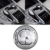 GLC GLB 47mm Multimedia Sticker For Mercedes Benz AMG W212 W213 W205 W177 W204 W211 W202 E300 C180 C63 E63 Center Console knob