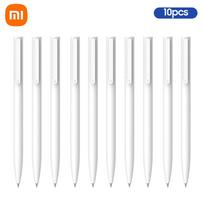 Xiaomi Gel Pen 10vnt 0,5mm Black Ink Press Pen Japan MiKuni Ink Smooth Writing Office Preces for 10pcs balta