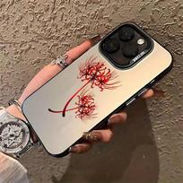 Sinful Beautiful Red Spider Lily Print Phone Case for iPhone 11 12 13 14 15 16 Pro Max Plus 16E XR X XS Max 7 8 Plus Hard Cover iPhone 16