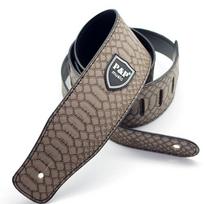 Snake Skin Guitar Belt Leather Guitar Strap Acoustic Guitar Strap Embossed Electric Guitar Strap kava