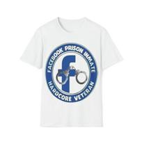 Soft Cotton T-Shirt. Facebook Prison Inmate. Fun Shirt XL
