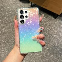 Suitable for anti-yellowing Samsung s26 mobile phone case, magnetic case, transparent glitter s24 terminator s23u mobile phone case. S26Ultra