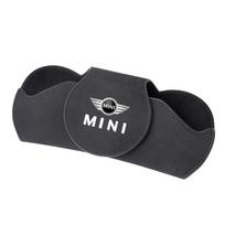 Car Logo Glasses Case Sun Visor Sunglasses Card Organizer Box For Mini Cooper JCW Works F54 F55 F56 F57 F60 R50 R52 R53 R55 R56