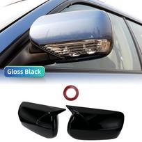 For Subaru Impreza WRX STI 2004-2007 ABS Carbon Fiber Side Door Rearview Mirror Cover Trims Auto Car Styling 