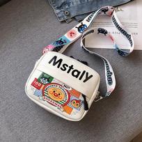 Juokinga miela animacinių filmų grafiti PU odinė rankinė moterims ant peties rankinė Moteriška Crossbody Krepšiai Sankabos piniginė