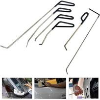 1 nerūdijančio plieno automobilio kėbulo įdubimų taisymo įrankio krušos pažeidimų šalinimo plaktukas, skirtas automobilio durelių įdubimams 6pcs