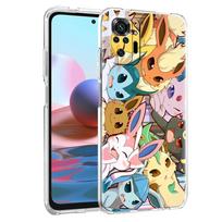 Anime Pokemon Eevee Phone Case For Xiaomi Redmi Note 11 10 9 8 Pro 9S 10S 9A 9C Shockproof K40 8T 7 9T TPU Silicone Soft Cover Redmi Note 11