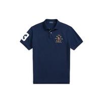 Polo Ralph Lauren SS23 Letter Logo Embroidered Pullover Short Sleeve Polo Shirt Men tops Blue MNPOKNI1N822160-410 S black