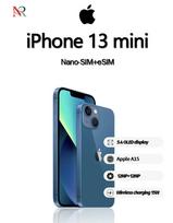 Atnaujintas Apple iPhone 13 mini išmanusis telefonas su Nano-SIM+eSIM 128GB mėlyna