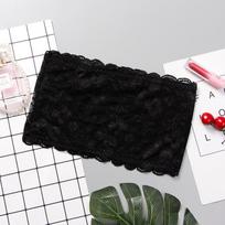Nėrinėliams be petnešėlių liemenėlė-bandeau - Su pakietinimais, Apsauganti nuo atidengimo One Size