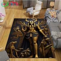 Egyptian Pharaoh- goddess-Runes Printed  Carpets Living Room Anti-Skid Area Rug Kids Bedroom Mats Yoga Mat Large Carpet Decor 40x 60cm