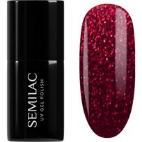 Semilac UV Hybrid Winter Wonderland gelinis nagų lakas atspalvis 955 Holly Berry Red 7 ml