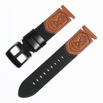 Applicable To Huawei GT Strap, Double-spell Watch Strap, Apple Leather Strap 20mm22mm 20mm juoda