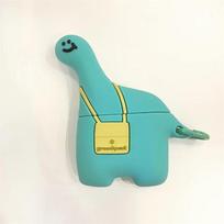 Long neck dinosaur for apple AirPods pro bluetooth wireless headset cover 1/2/3 generation silicone cute male airpods 1/2 generation