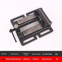 Heavy-Duty Precision Flat-Nose Pliers with Bench Vise for Cross-Border Hardware Use