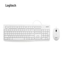Logitech MK120 Wired Keyboard and Mouse Combo balta spalva