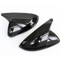 For VW GOLF 7 MK7 MK7.5 R GTI 2014-2019 High quality Black Side Rearview Side Mirror Cover Horn Wing Cap Trim Horn cap