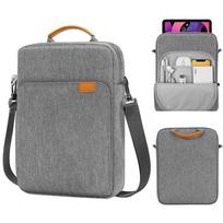 9/11/13.3 inch Tablet Sleeve Case Universal Concealed Hand Strap Shoulder Bag Shockproof Wear-resistant Laptop Carrying Case