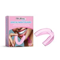 Oralhoe Pink Nighttime Teeth Grinding Mouth Guard Anti-Sleep Snoring Clenching Teeth Grinding Mouth Guard Protects Teeth pink