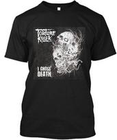 Naujas POPULIARUS! Torture Killer I Chose Death Suomiškos muzikos grafinis marškinėlis S-5XL Unisex marškinėlis L
